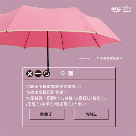 傘的種類|五大雨傘種類介紹,認識傘的基本結構,一次成為雨傘專。